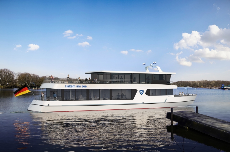 Neues Fahrgastschiff - Foto HZ - Stadtwerke