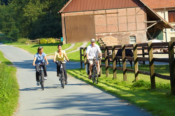 Radfahrer im Münsterland - foto Münsterland e.V.