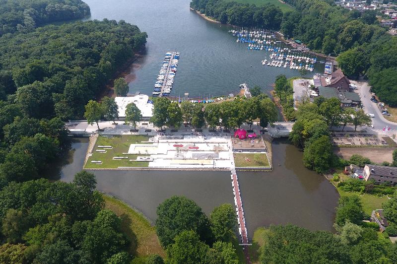 Luftaufnahme der StadtmÃ¼hlenbucht, Bild Guido Bludau