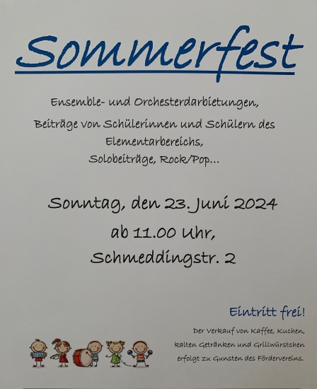 Plakat Sommerfest 2024