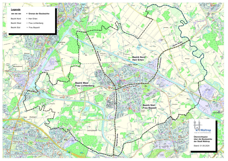 Übersicht Baubezirke