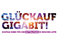 Das Bild zeigt das Logo der Initiative Glückauf Gigabit