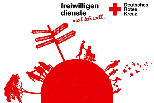 Das Bild zeigt das DRK-Logo