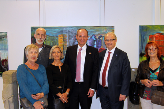 Das Bild zeigt die Kunstausstellung