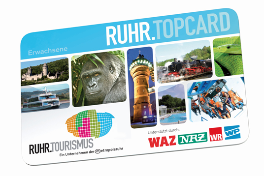 Das Bild zeigt die Ruhrtopcard