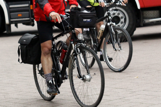 Das Bild zeigt ein Fahrrad