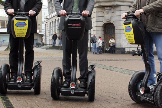 Das Bild zeigt eine Segway-Tour