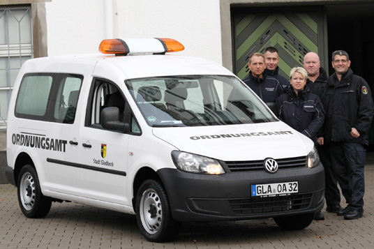 Das Bild zeigt das Team des Ordnungsamtes