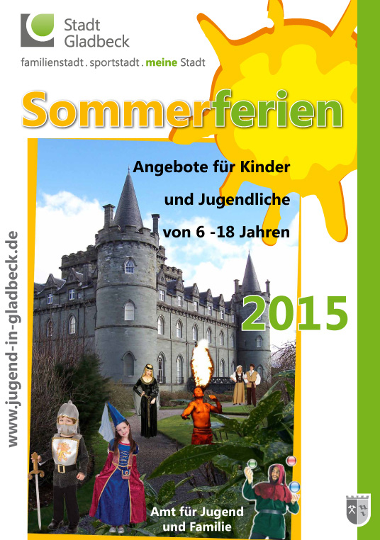 Das Plakat zeigt das Ferienprogramm.