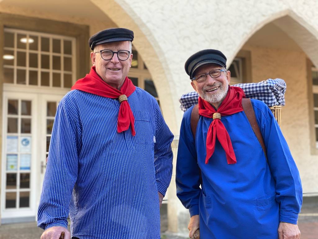 Unsere Kiepenkerle vor dem Alten Rathaus