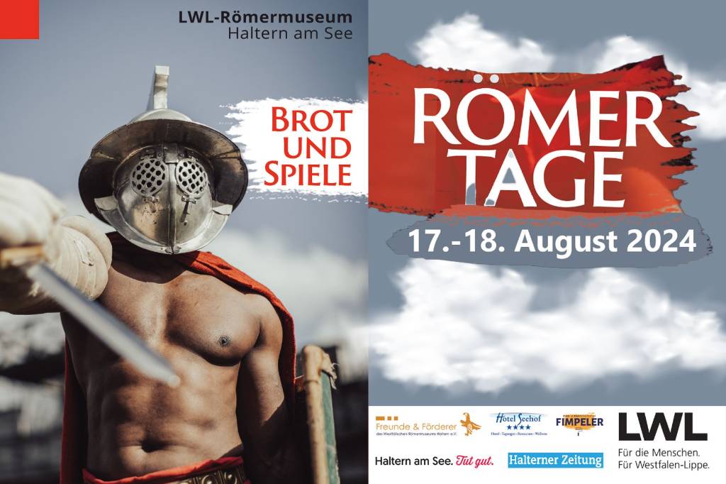 Titelbild für die Römertage - LWL-Römermuseum