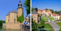 Bild von der Burg Gemen und dem Sportschloss Velen, Fotos stadtagentur und GiG Marketing Velen