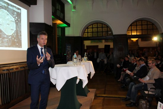 Bürgermeister Christoph Tesche begrüßte die Besucher der dritten Altstadtkonferenz.