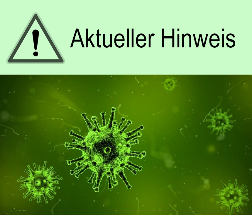 Aktueller Hinweis: Alle Informationen im Überblick