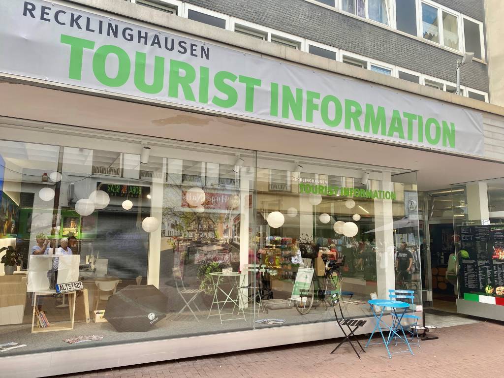 Treffpunkt für die Stadtführungen ist an der „Recklinghausen Tourist Information“ an der Martinistraße 5. (Foto: Stadt RE)