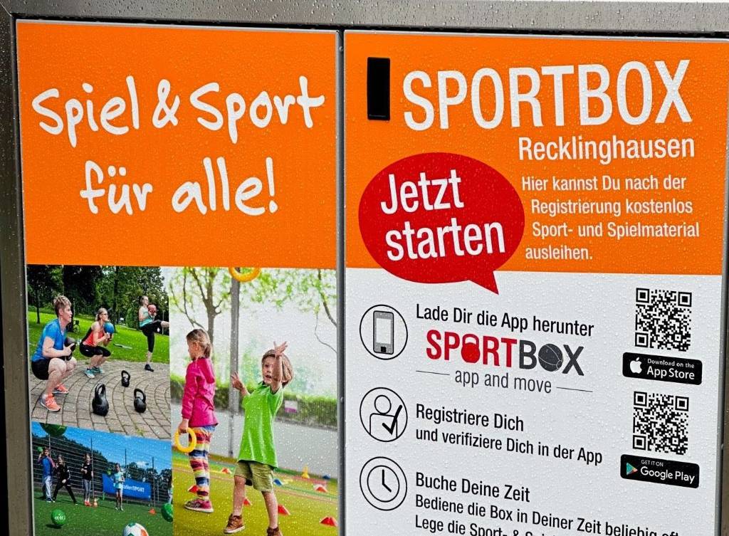 Auch in Recklinghausen gibt es drei Sportboxen. Foto: Stadt RE