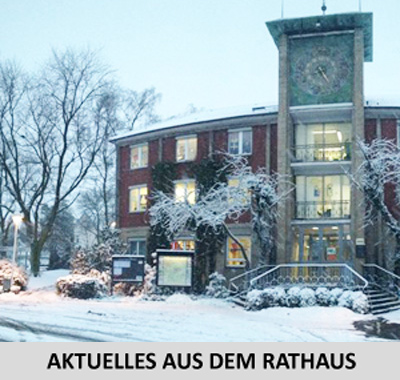  Auf dem Bild: Rathaus Altbau im Schnee